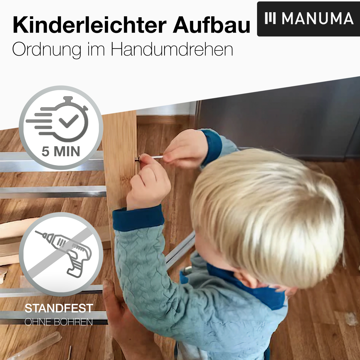 JAMES Design Getränkeregal für 4 Kisten