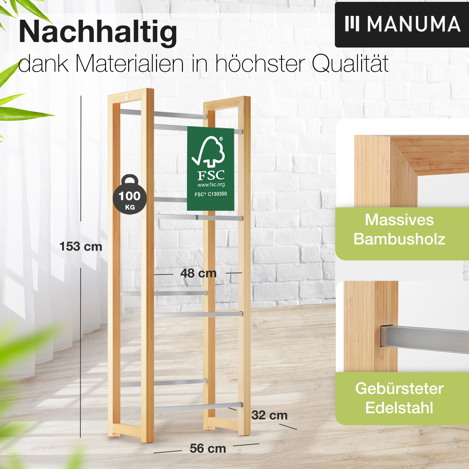 JAMES Design Getränkeregal für 4 Kisten