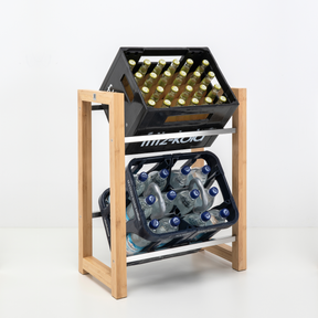 JAMES Design Getränkeregal für 2 Kisten