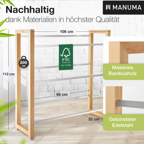 JAMES Design Getränkeregal für 6 Kisten