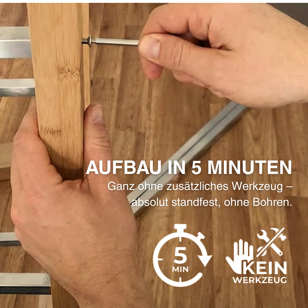 JAMES Design Getränkeregal für 4 Kisten