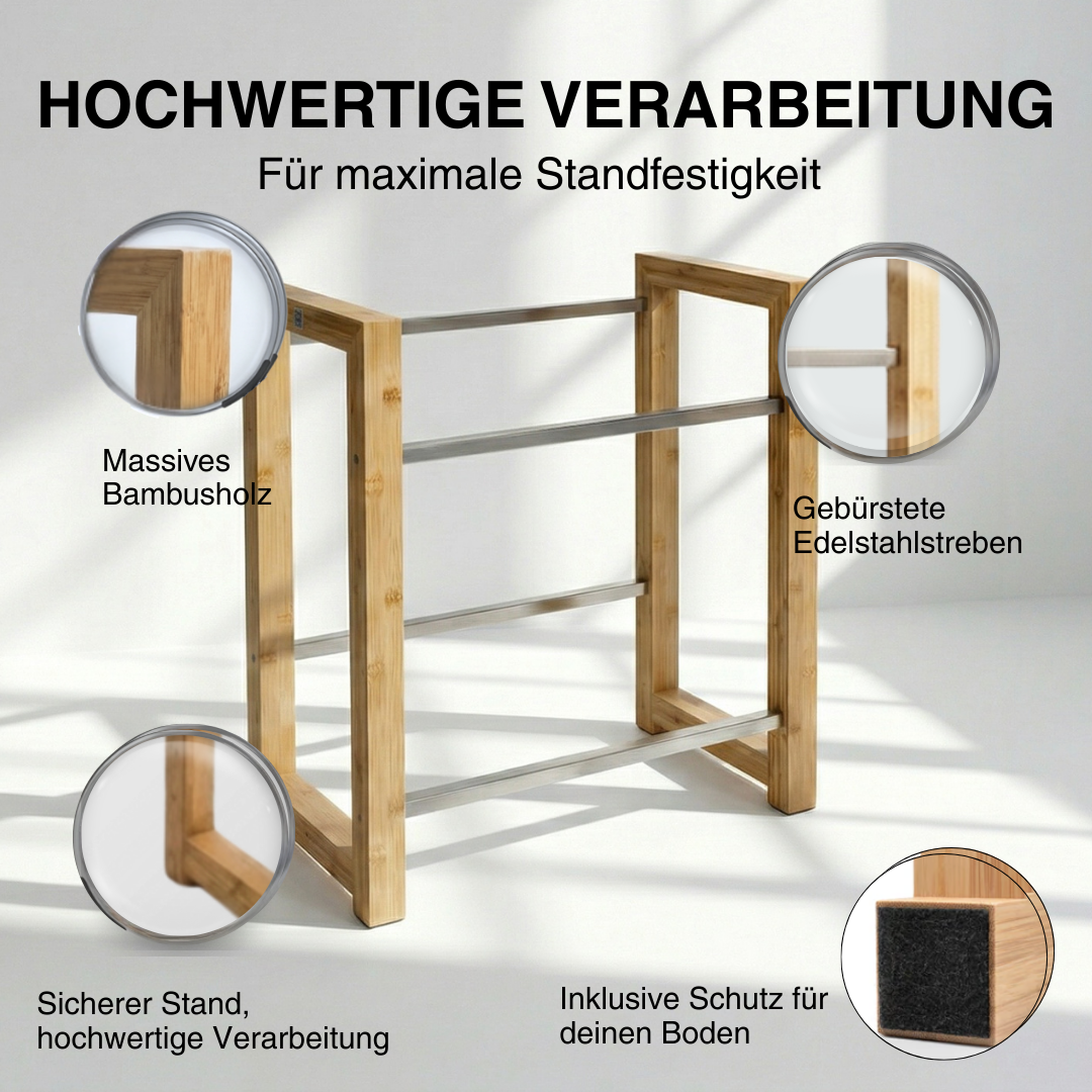 JAMES Design Getränkeregal für 2 Kisten