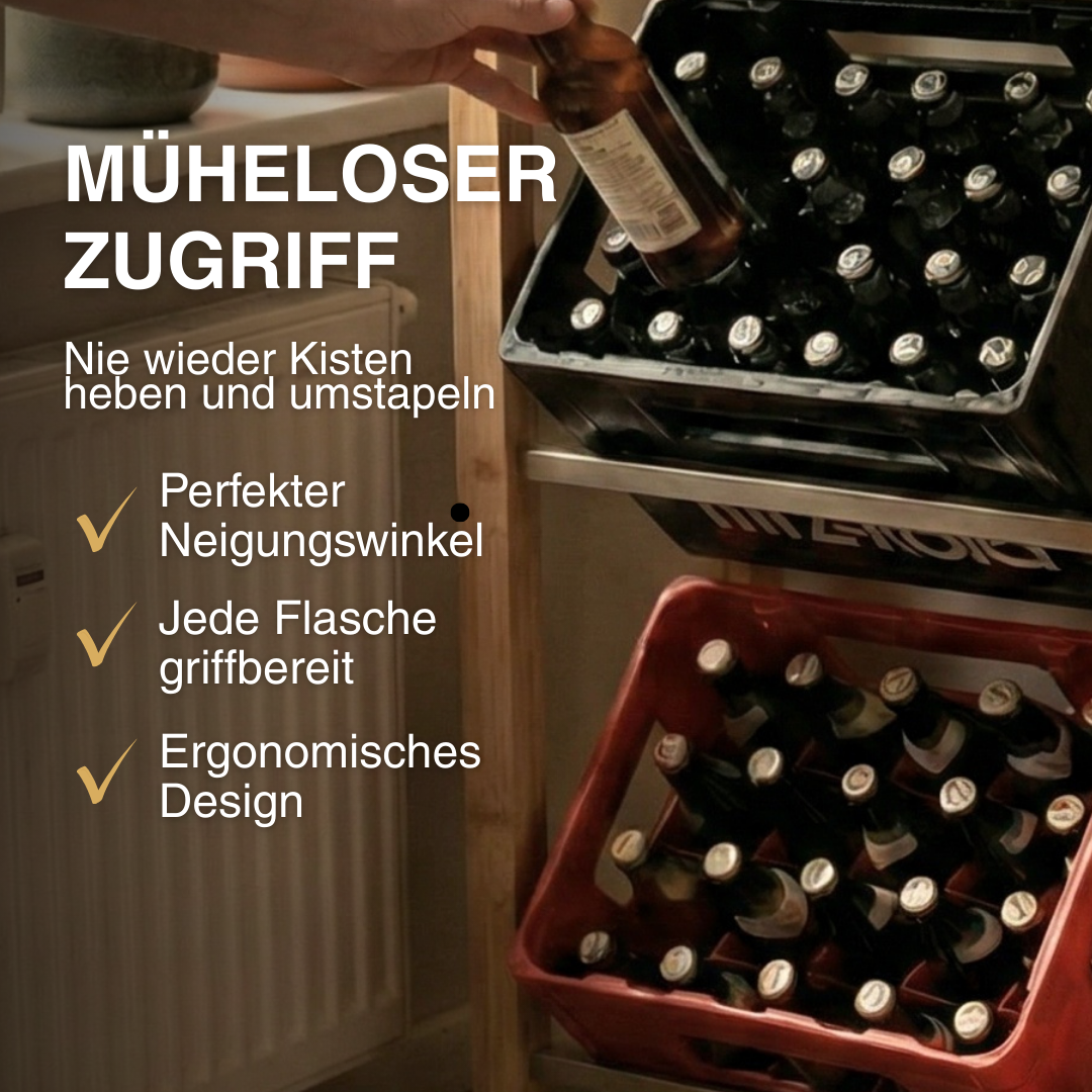 ANTON Design Getränkeregal für 6 Kisten