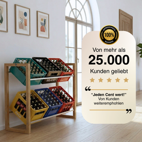 ANTON Design Getränkeregal für 6 Kisten