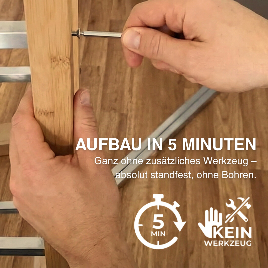 JAMES Design Getränkeregal für 8 Kisten