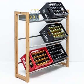 JAMES Design Getränkeregal für 6 Kisten