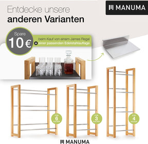 ANTON Design Getränkeregal für 6 Kisten