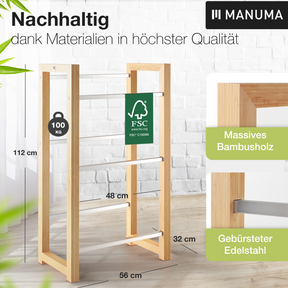 JAMES Design Getränkeregal für 3 Kisten